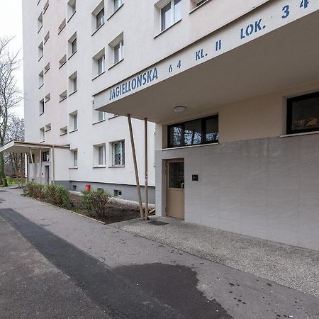 Jagiellonska 64 Prywatne Mieszkanie Z Oddzielna Sypialnia I Balkonem Samodzielne Zameldowanie! Self Check-In System! 바르샤바 외부 사진